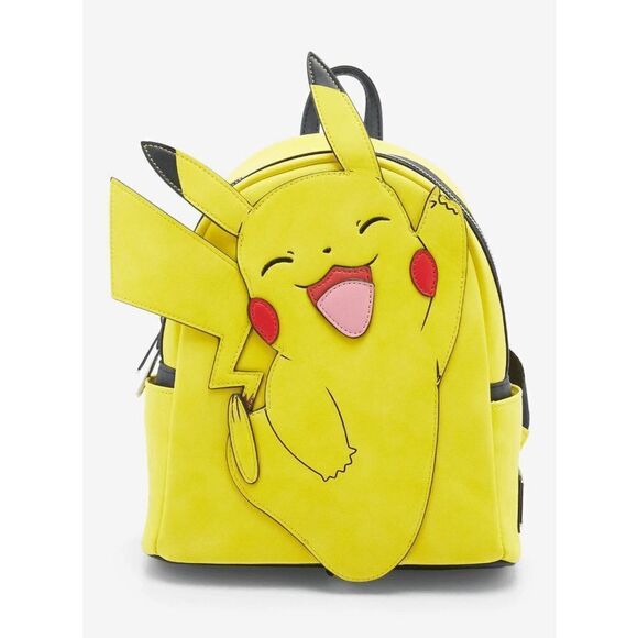 Loungefly Pokémon Pikachu Smiling Mini Backpack - Picture 1 of 5